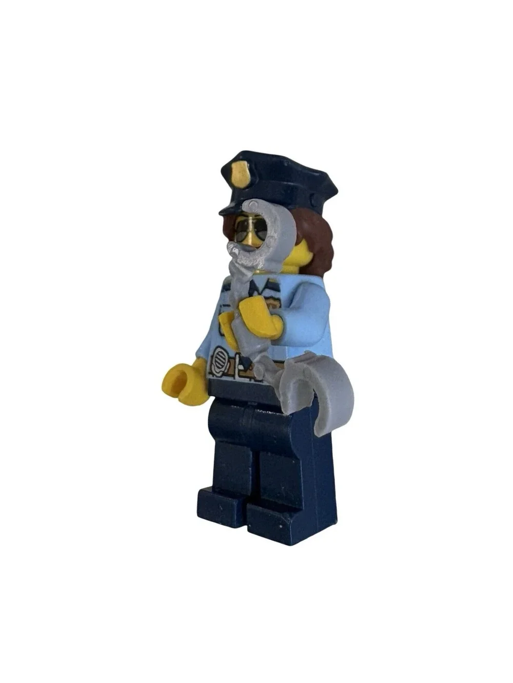 LEGO CITY Police Officer Female Minifigure USED Handcuffs